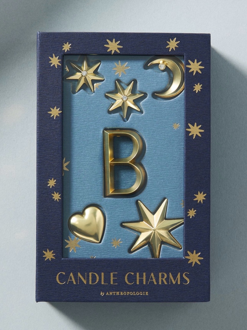 Anthropologie Gold Candle Charms Set, B